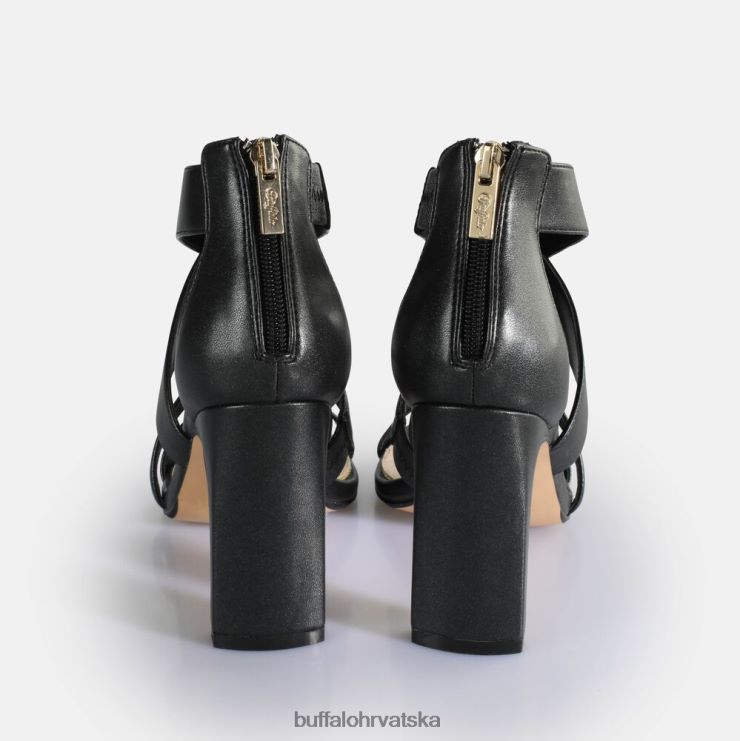 crno Buffalo jean flow sandale na petu veganske |sandale TDD6T192